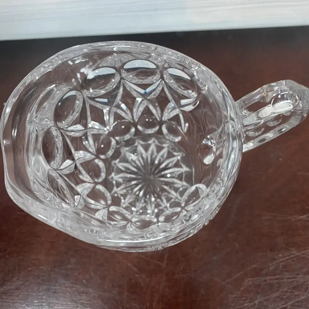 Vintage Nachtmann‎ Anglia German Clear Lead Crystal Creamer
